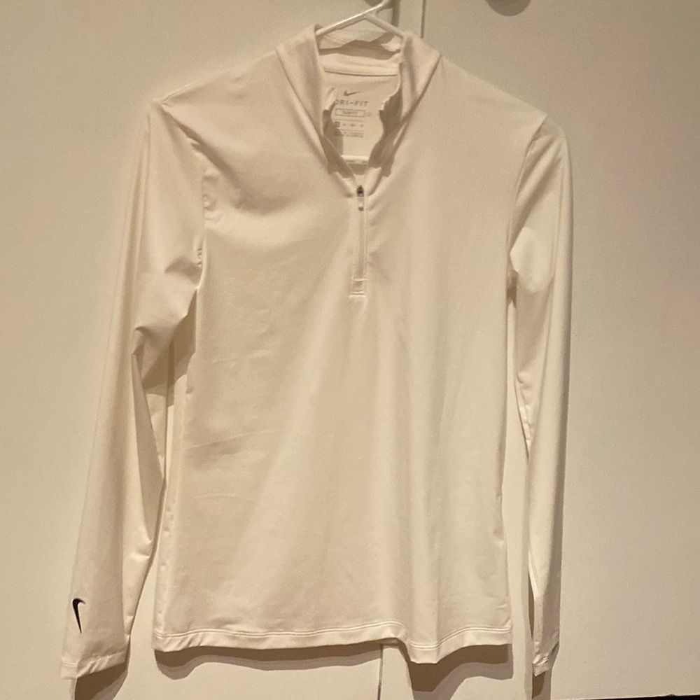 White athletic top